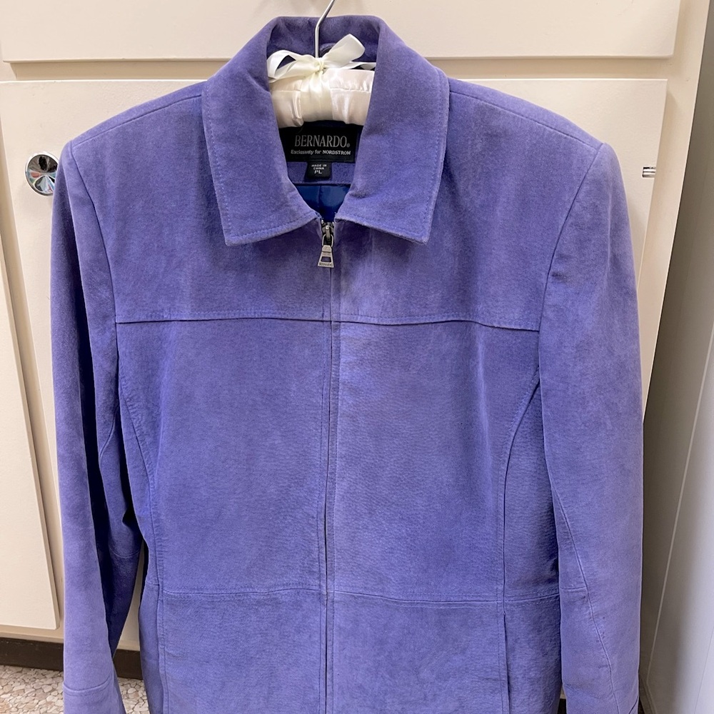 Bernardo purple suede jacket